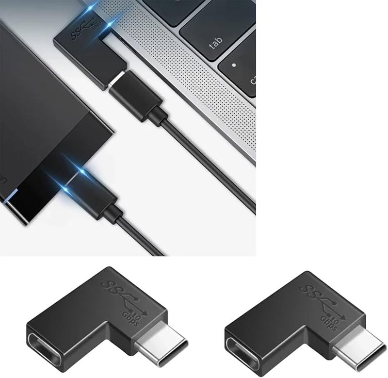 USB 3.1 Type C محول من أنثى إلى ذكر حجم صغير نقل بيانات فعال اللون D - Image 2